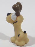 Garfield Odie Character 2 1/8" Tall Rubber Toy Figure Pencil Topper Made in Hong Kong