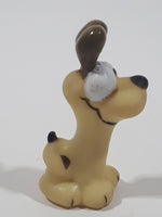 Garfield Odie Character 2 1/8" Tall Rubber Toy Figure Pencil Topper Made in Hong Kong