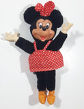 Vintage Applause Disney Minnie Mouse 8" Tall Toy Stuff Plush Character