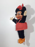 Vintage Applause Disney Minnie Mouse 8" Tall Toy Stuff Plush Character
