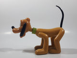 Disney Pluto Dog Character 6 3/4" Long Vinyl Toy Figure