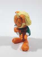 Rare Garfield Playing Violin 3" Tall PVC Toy Figure