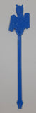 Copper Room Blue Plastic Drink Stir Stick Stirrer