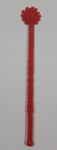 Vintage Eskimo Inn Inuvik N.W.T. Red Plastic Drink Stir Stick Stirrer