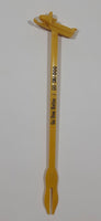 Vintage Go One Better Go Ski-Doo Yellow Plastic Drink Stir Stick Stirrer