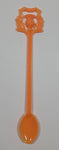 Vintage The Macdonald Lounge Edmonton Orange Plastic Drink Stir Stick Stirrer