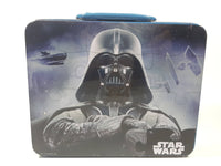 LucasFilm Ltd Star Wars Darth Vader Embossed Puzzle Themed Tin Metal Lunch Box