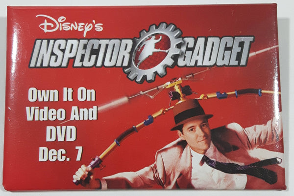 Disney's Inspector Gadget Own It On Video and DVD Dec. 7 Movie Film Pin