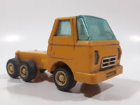 Vintage Dump Truck Yellow Plastic Die Cast Toy Car Vehicle Missing The Dumper