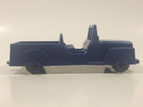 Vintage 1950s Reliable Toys Jeep Blue Plastic Toy Car Vehicle 5 1/2" Long Made in Canada
