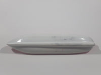 Rare Vintage Plasti Toy Steam Ship Red and White Plastic Toy Boat 7" Long