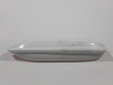 Rare Vintage Plasti Toy Steam Ship Red and White Plastic Toy Boat 7" Long