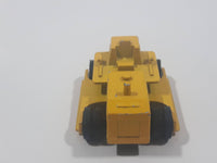 Vintage Majorette No. 287 Bulldozer Yellow Die Cast Toy Car Vehicle Missing Tracks, Roof, and Blade