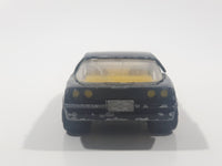 Vintage Majorette Chevrolet Corvette ZR-1 No. 215 & 268 Black 1/57 Scale Die Cast Toy Car Vehicle with Opening Doors Missing One Door Made in France