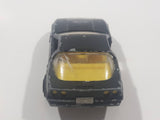 Vintage Majorette Chevrolet Corvette ZR-1 No. 215 & 268 Black 1/57 Scale Die Cast Toy Car Vehicle with Opening Doors Missing One Door Made in France