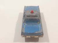 Vintage Majorette Plymouth Fury Police Blue 1/70 Scale Die Cast Toy Car Vehicle Made in France