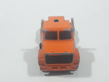 Vintage Majorette Magirus Orange Semi Tractor Truck 1:100 Scale Die Cast Toy Car Trucking Rig Vehicle