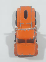 Vintage Majorette Magirus Orange Semi Tractor Truck 1:100 Scale Die Cast Toy Car Trucking Rig Vehicle