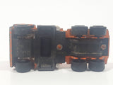 Vintage Majorette Magirus Orange Semi Tractor Truck 1:100 Scale Die Cast Toy Car Trucking Rig Vehicle