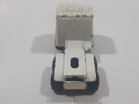 Vintage Majorette Mercedes Semi Tractor Truck White 1:100 Scale Die Cast Toy Car Vehicle Made in France