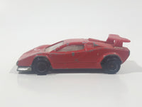 Vintage Majorette Lamborghini Red No. 237 1/56 Scale Die Cast Toy Dream Car Vehicle Made in France