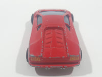Vintage Majorette No. 219 Lamborghini Diablo Red 1/58 Scale Die Cast Toy Dream Car Vehicle Made in France