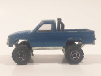 Vintage Majorette 4x4 Toyota Pick-up Truck Dark Blue No. 287 and 292 Die Cast Toy Car Vehicle with Opening Hood