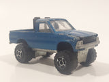 Vintage Majorette 4x4 Toyota Pick-up Truck Dark Blue No. 287 and 292 Die Cast Toy Car Vehicle with Opening Hood