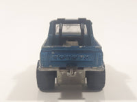 Vintage Majorette 4x4 Toyota Pick-up Truck Dark Blue No. 287 and 292 Die Cast Toy Car Vehicle with Opening Hood