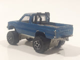 Vintage Majorette 4x4 Toyota Pick-up Truck Dark Blue No. 287 and 292 Die Cast Toy Car Vehicle with Opening Hood