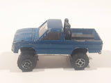 Vintage Majorette 4x4 Toyota Pick-up Truck Dark Blue No. 287 and 292 Die Cast Toy Car Vehicle with Opening Hood