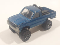 Vintage Majorette 4x4 Toyota Pick-up Truck Dark Blue No. 287 and 292 Die Cast Toy Car Vehicle with Opening Hood