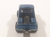 Vintage Majorette 4x4 Toyota Pick-up Truck Dark Blue No. 287 and 292 Die Cast Toy Car Vehicle with Opening Hood