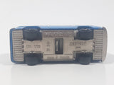 Vintage Majorette No. 244 Fourgon VW Police Van Blue 1/60 Scale Die Cast Toy Vehicle with Opening Rear Hatch Made in France