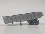 Vintage Majorette No. 377 Dump Truck Trailer Silver Grey 1/100 Scale Die Cast Toy Car Vehicle Made in France