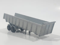 Vintage Majorette No. 377 Dump Truck Trailer Silver Grey 1/100 Scale Die Cast Toy Car Vehicle Made in France