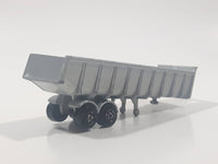 Vintage Majorette No. 377 Dump Truck Trailer Silver Grey 1/100 Scale Die Cast Toy Car Vehicle Made in France