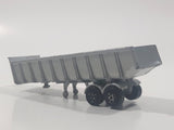 Vintage Majorette No. 377 Dump Truck Trailer Silver Grey 1/100 Scale Die Cast Toy Car Vehicle Made in France