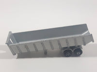 Vintage Majorette No. 377 Dump Truck Trailer Silver Grey 1/100 Scale Die Cast Toy Car Vehicle Made in France