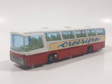 Vintage Majorette No. 373 Neoplan Bus Croisiere Red and White 1/87 Scale Die Cast Toy Car Vehicle