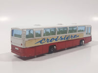 Vintage Majorette No. 373 Neoplan Bus Croisiere Red and White 1/87 Scale Die Cast Toy Car Vehicle