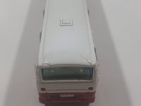 Vintage Majorette No. 373 Neoplan Bus Croisiere Red and White 1/87 Scale Die Cast Toy Car Vehicle