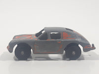 Vintage Tootsie Toys Porsche Orange Die Cast Toy Car Vehicle Made in Chicago U.S.A.