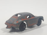 Vintage Tootsie Toys Porsche Orange Die Cast Toy Car Vehicle Made in Chicago U.S.A.