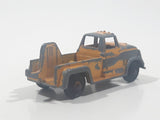 Vintage Tootsie Toys C421 Salvage Wrecker Tow Truck Yellow Die Cast Toy Car Vehicle Made in Chicago U.S.A.