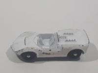 Vintage Marx Chaparral White Die Cast Toy Car Vehicle Made in Hong Kong