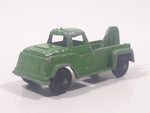 Vintage Tootsie Toys Salvage Wrecker Tow Truck Green Die Cast Toy Car Vehicle Made in Chicago U.S.A.