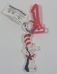 Dr. Seuss The Cat In The Hat Movie Rubber Keychain with Red Plastic Clip