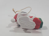 United Features Syndicate Peanuts Snoopy 2 1/4" Tall PVC Toy Figure Christmas Ornament