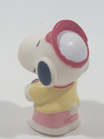 Peanuts Snoopy Cameraman Photographer Holding Camera 2" Tall Vinyl Toy Figure